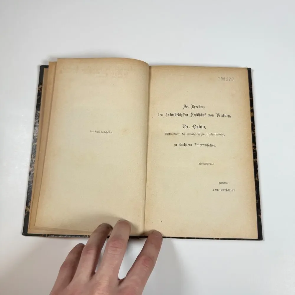 Die Bonifatianische Briefsammlung G Pfahler 1882 Antique Book Germany Language